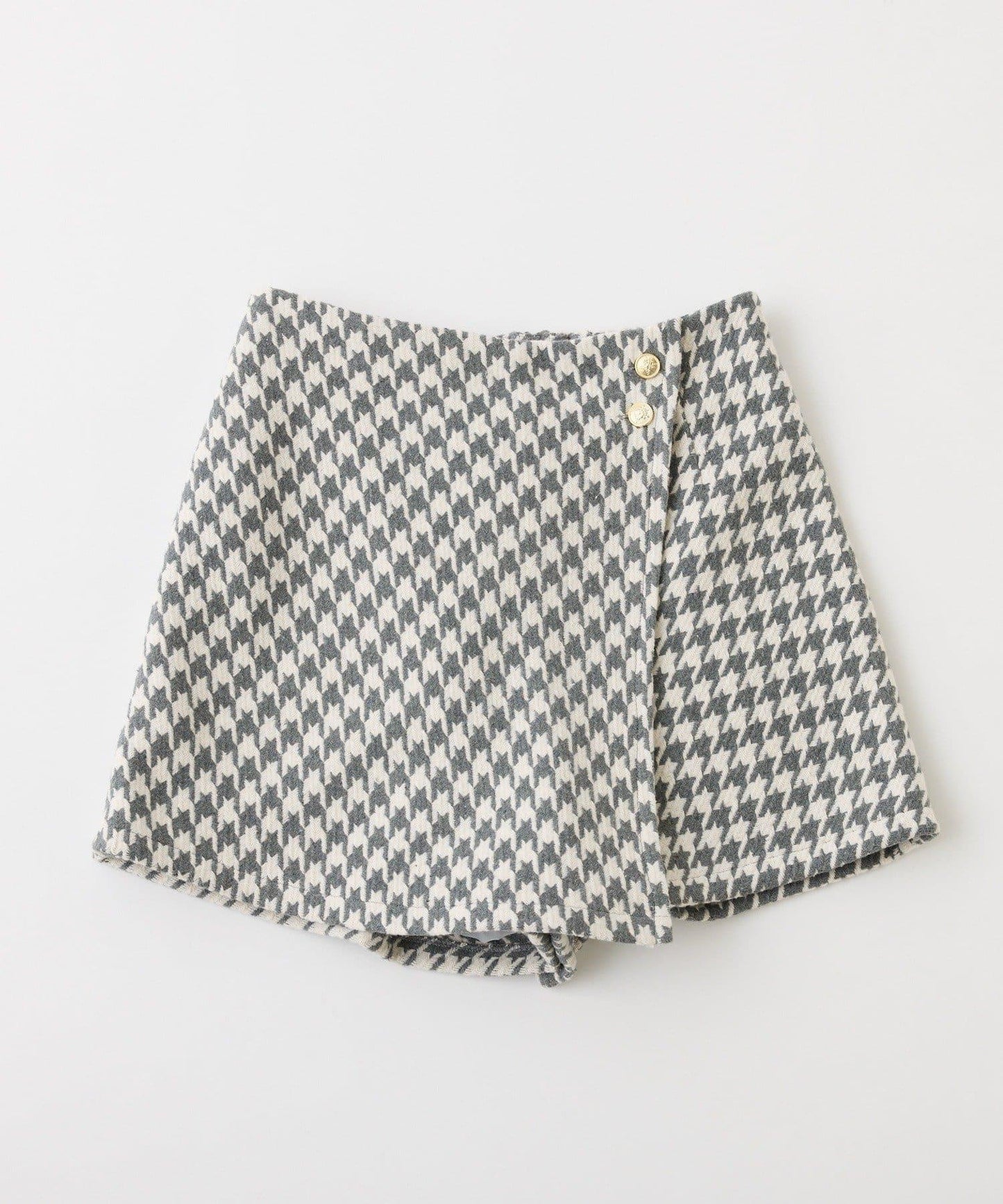 金色紐扣半身裙