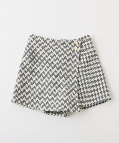 金色紐扣半身裙