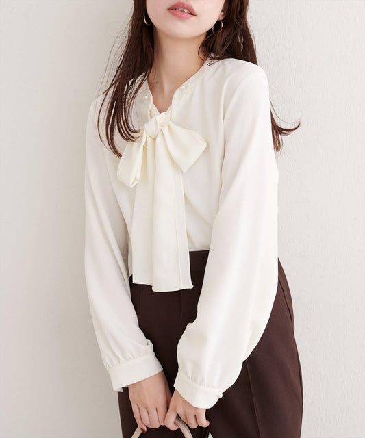 2WAY蝴蝶結領帶襯衫