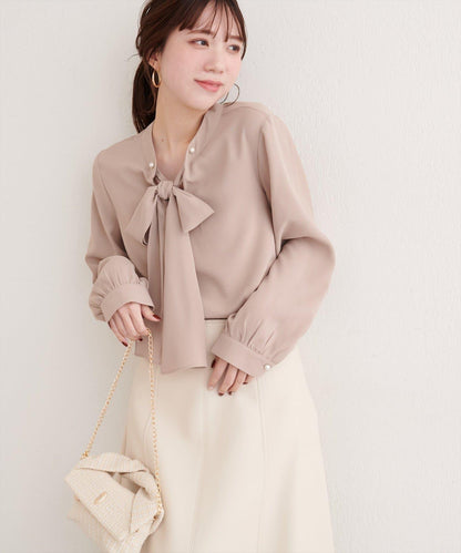 2WAY蝴蝶結領帶襯衫