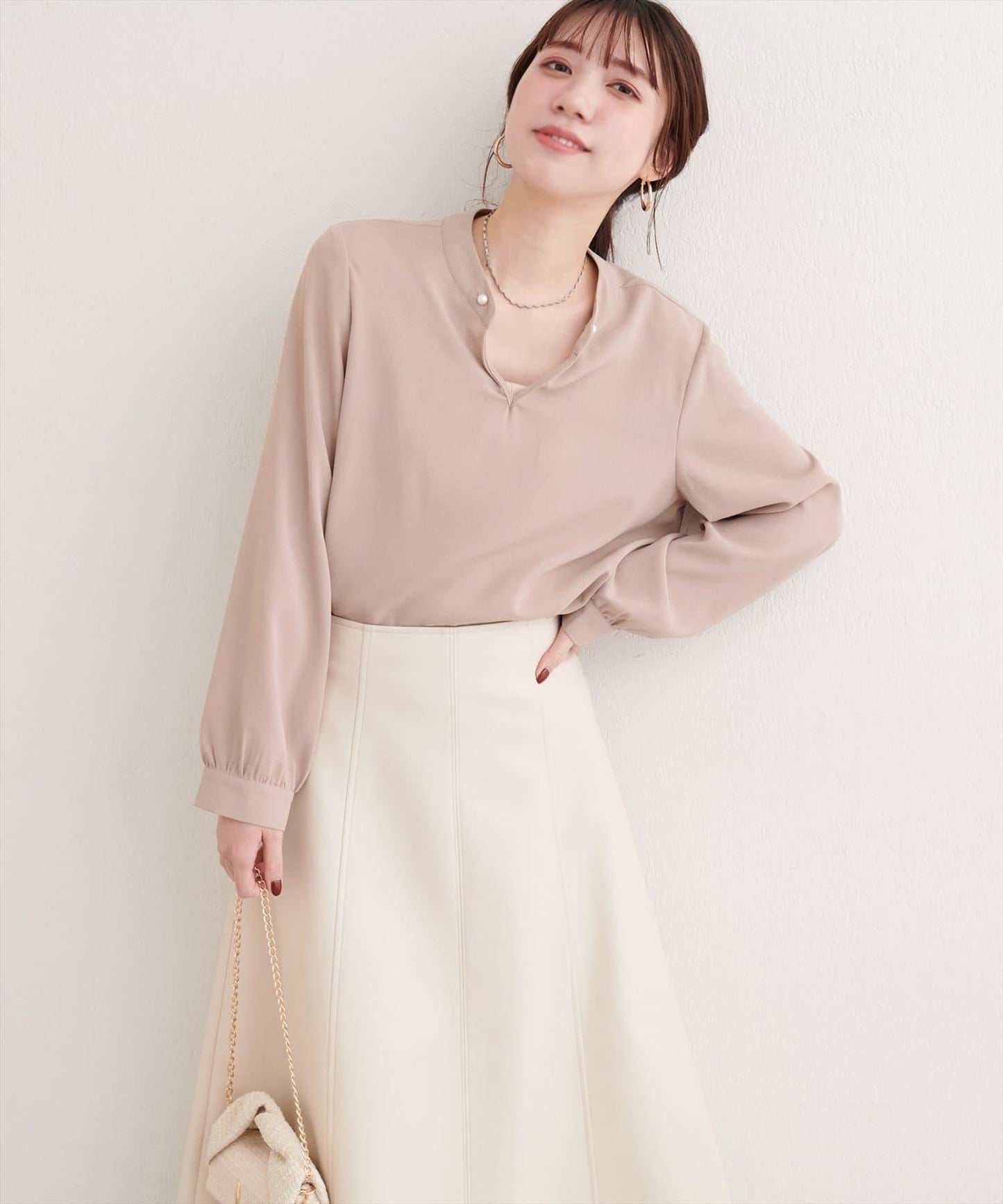 2WAY蝴蝶結領帶襯衫