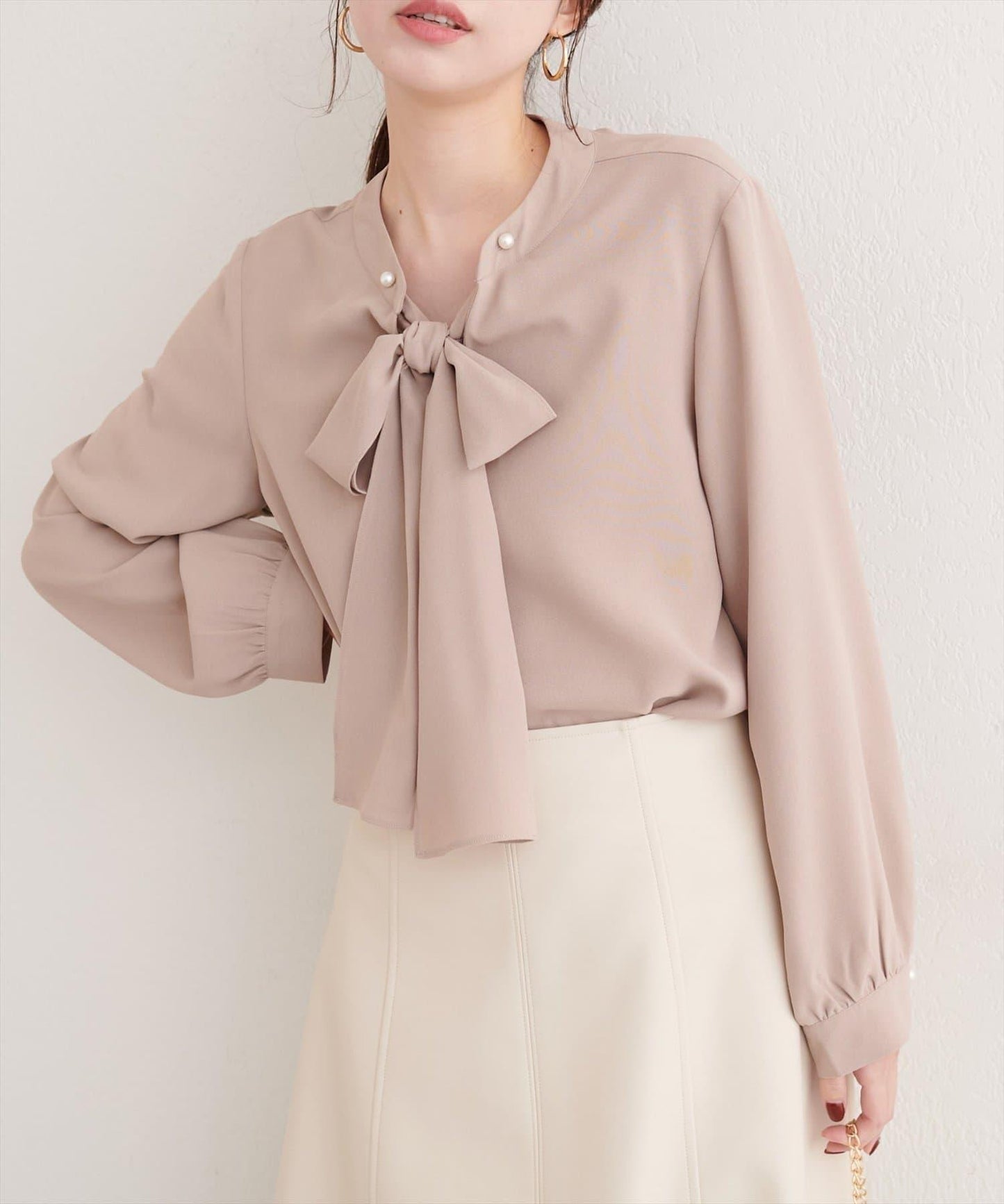 2WAY蝴蝶結領帶襯衫