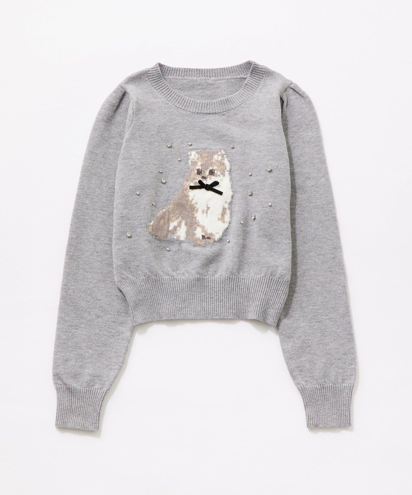 動物圖案提花針織帽