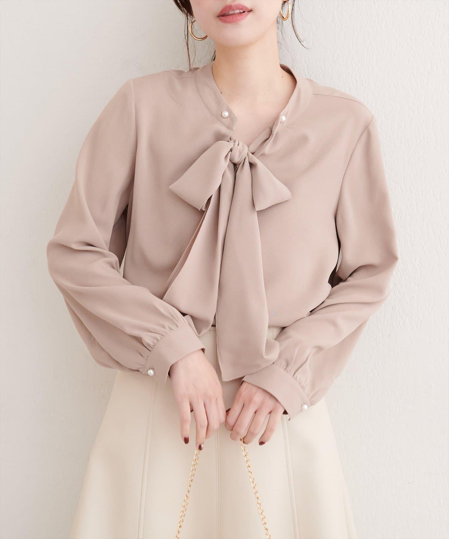 2WAY蝴蝶結領帶襯衫