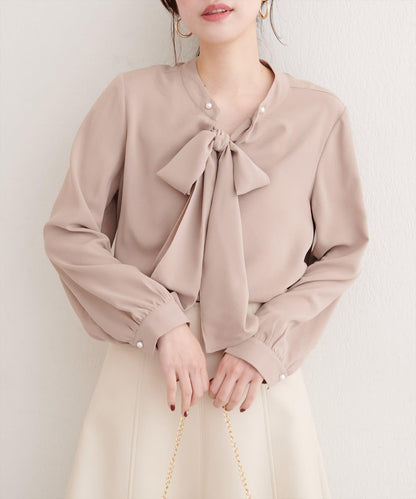 2WAY蝴蝶結領帶襯衫