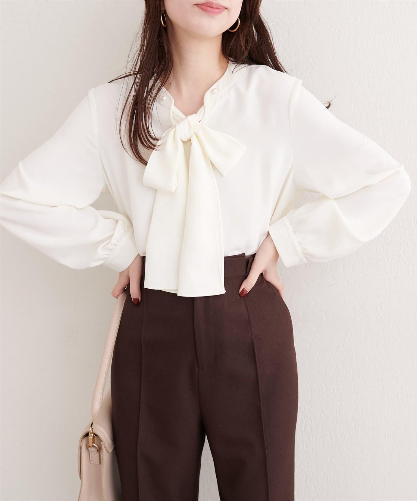 2WAY蝴蝶結領帶襯衫