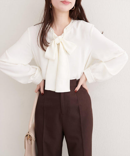 2WAY蝴蝶結領帶襯衫