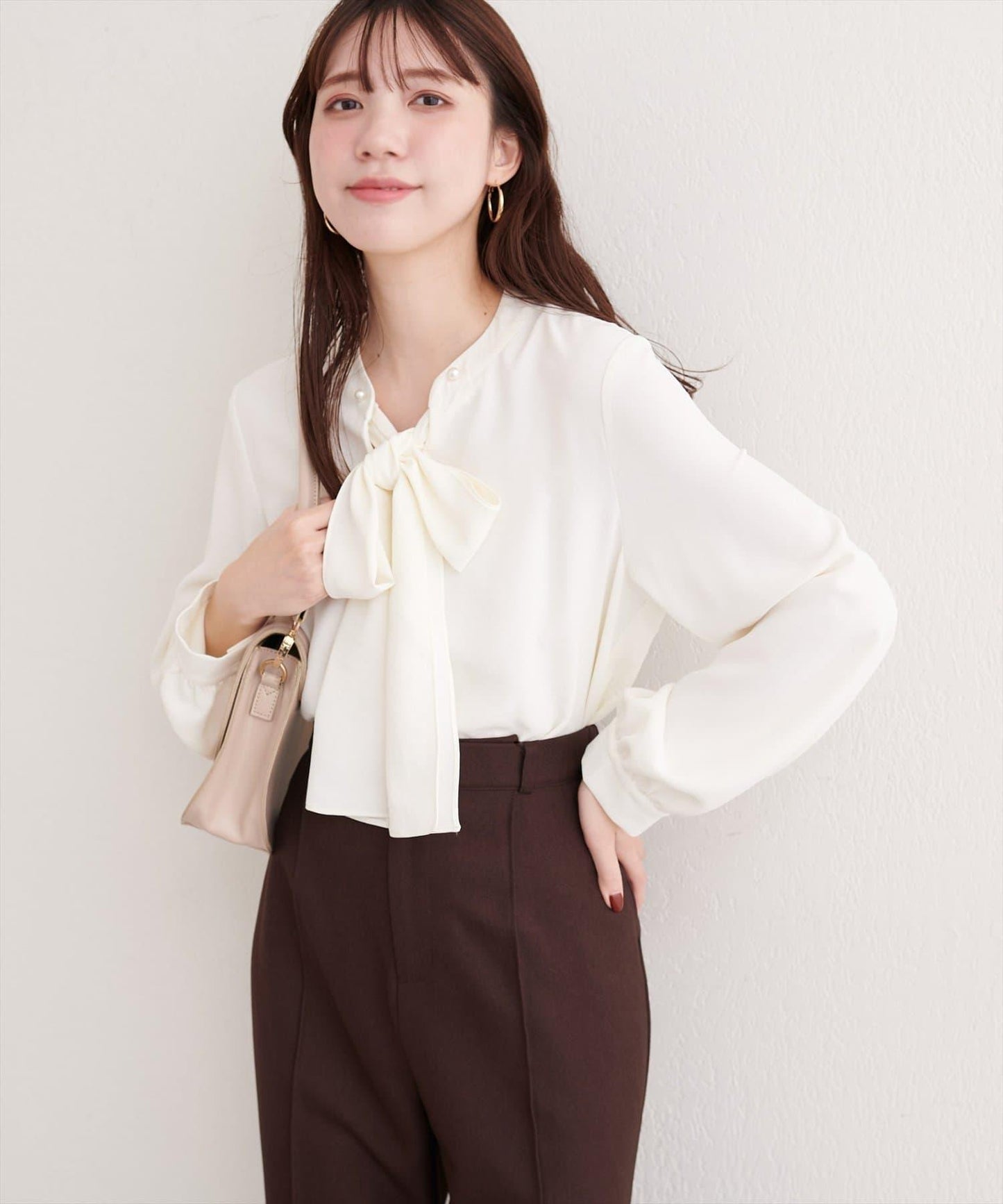 2WAY蝴蝶結領帶襯衫