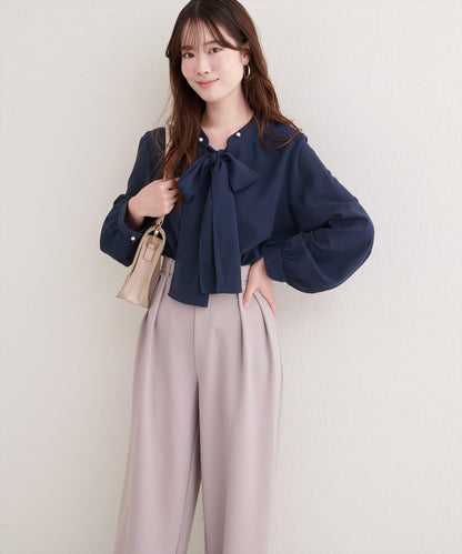 2WAY蝴蝶結領帶襯衫