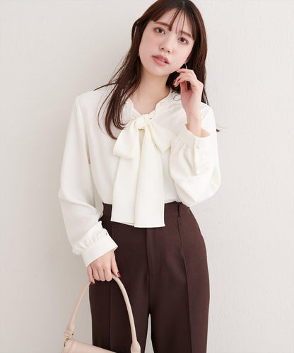 2WAY蝴蝶結領帶襯衫