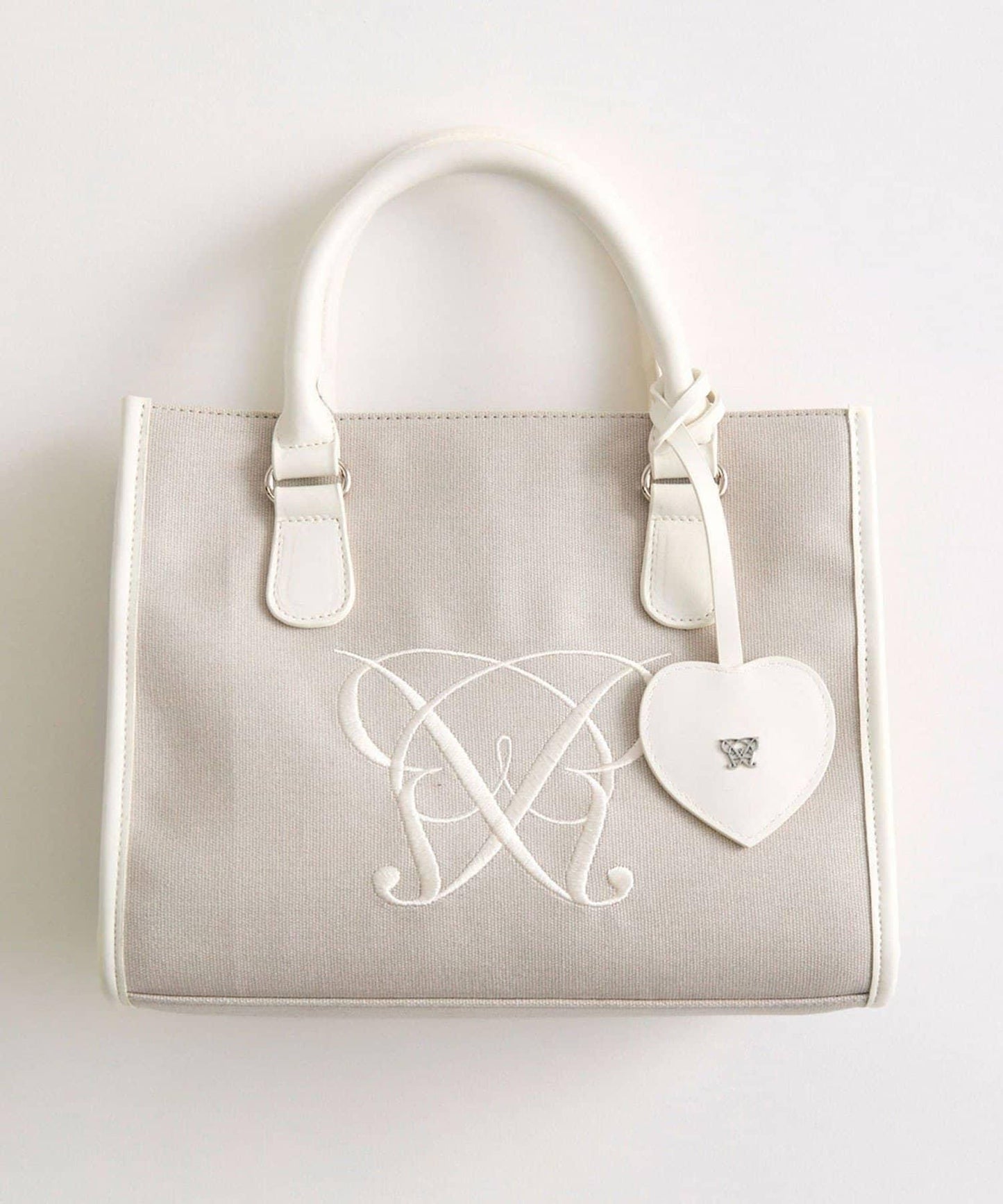 Aimerianejoie愛心鏡子掛飾迷你托特包