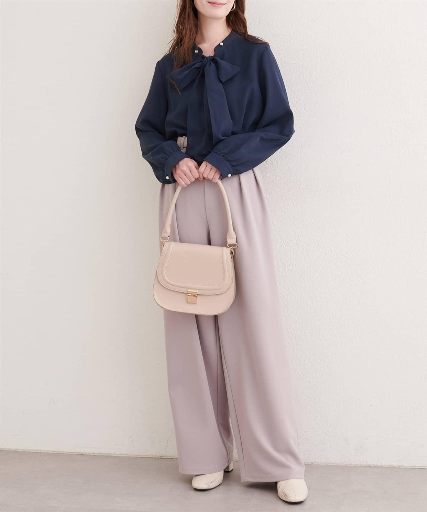 2WAY蝴蝶結領帶襯衫