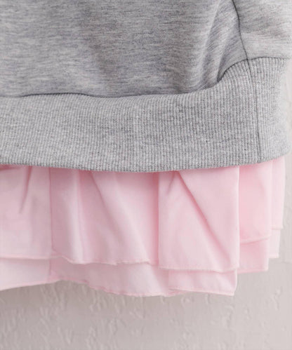 荷葉邊層疊套頭衫