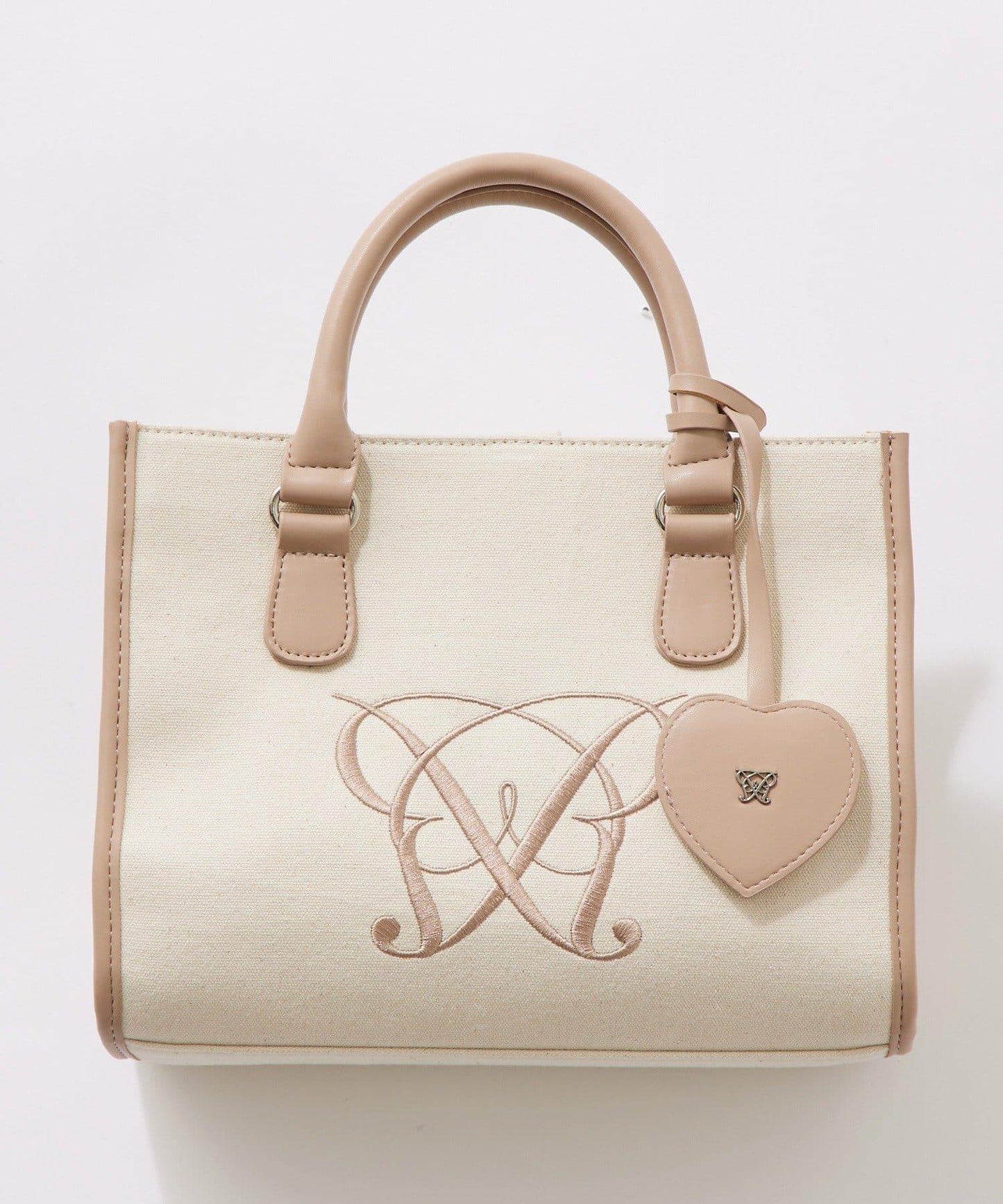 Aimerianejoie愛心鏡子掛飾迷你托特包