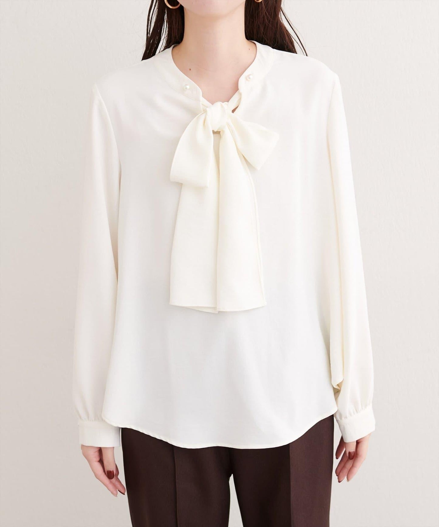 2WAY蝴蝶結領帶襯衫