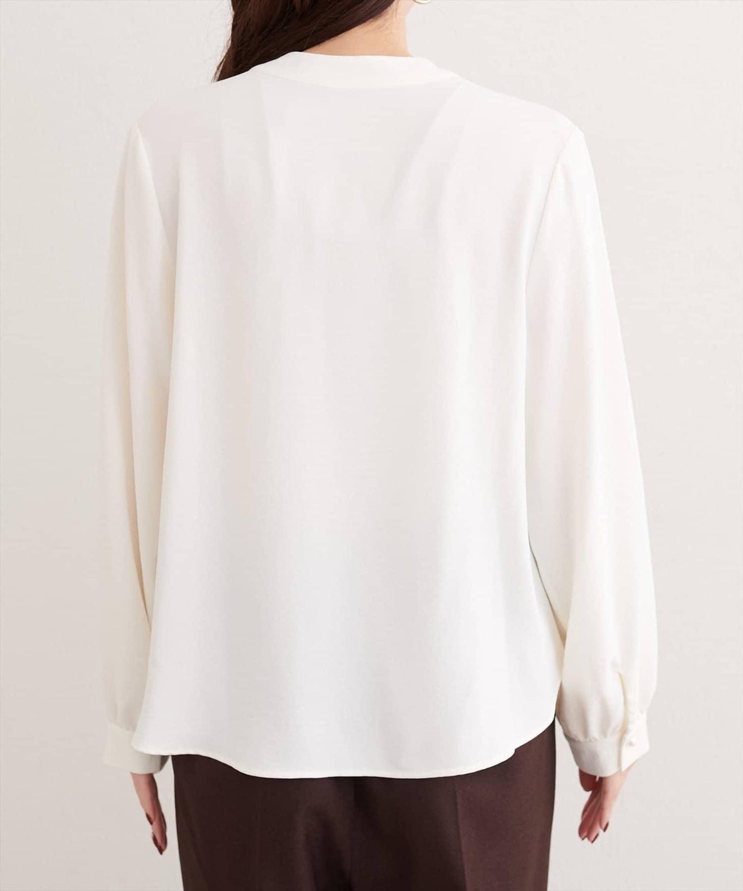 2WAY蝴蝶結領帶襯衫