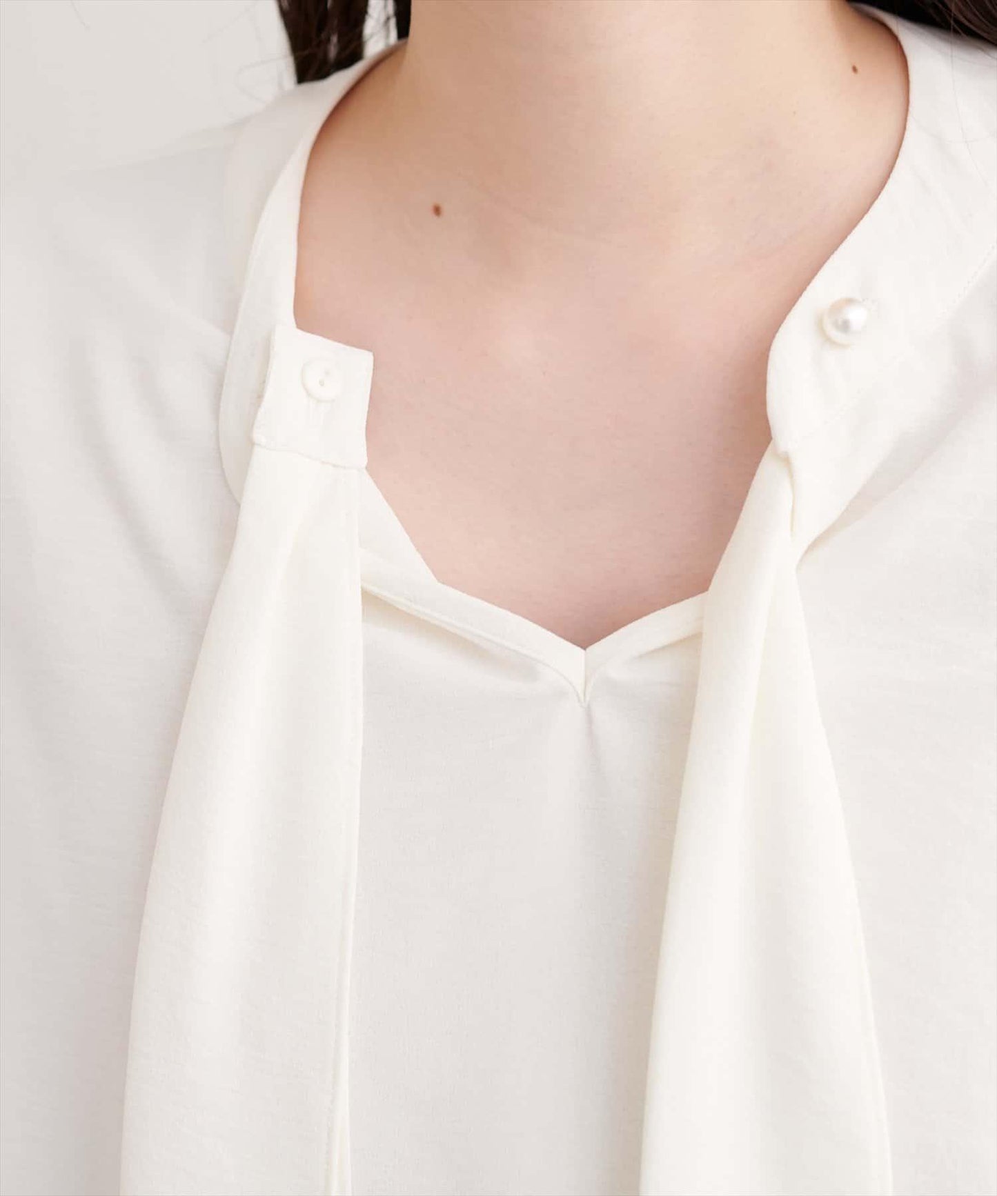 2WAY蝴蝶結領帶襯衫