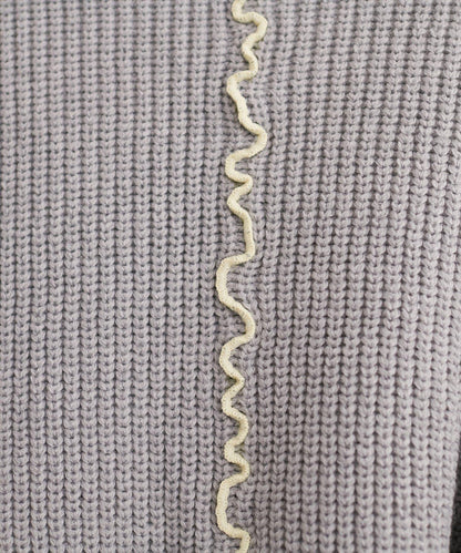 荷葉邊針織半身裙