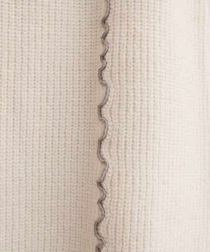 荷葉邊針織半身裙