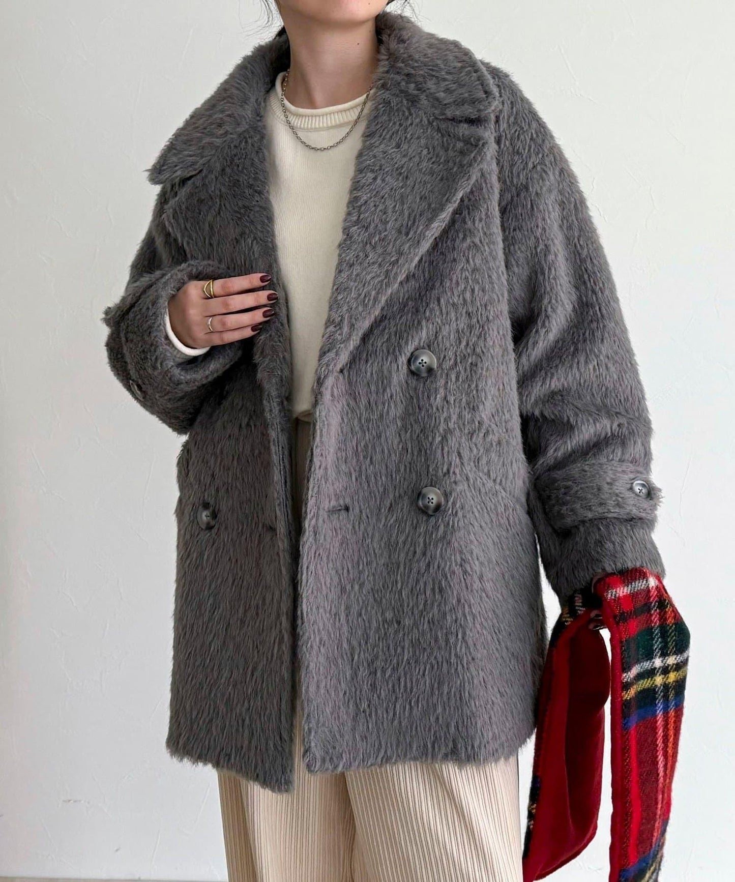 【GEVACO/ゲバコ】特別款長毛呢P大衣