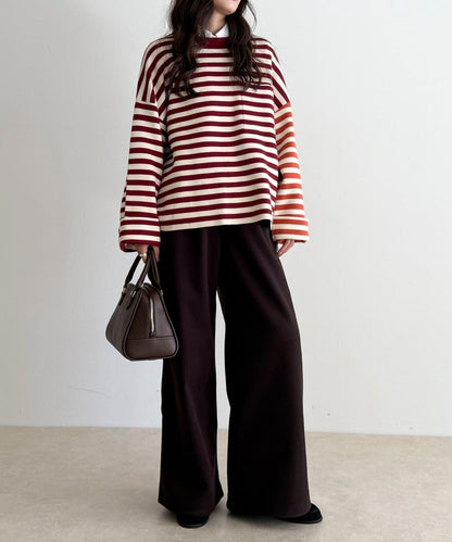 【GEVACO/ゲバコ】羊毛感休閒褲