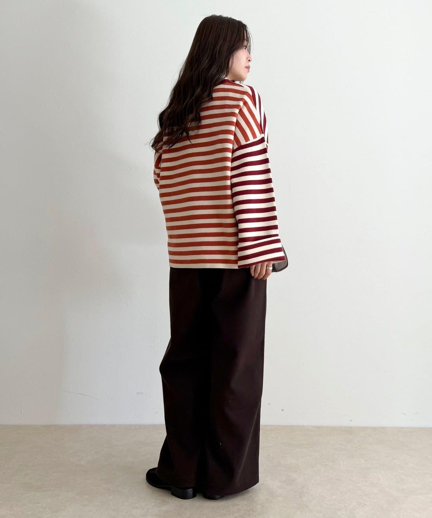 【GEVACO/ゲバコ】羊毛感休閒褲