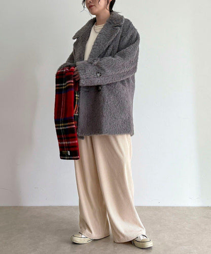 【GEVACO/ゲバコ】特別款長毛呢P大衣