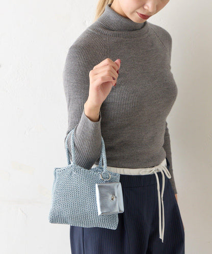 迷你零錢包附亮絲迷你手提包