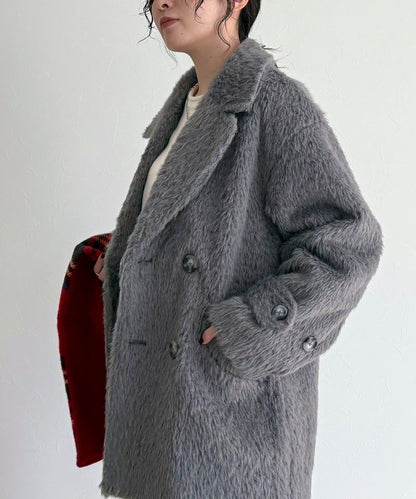 【GEVACO/ゲバコ】特別款長毛呢P大衣