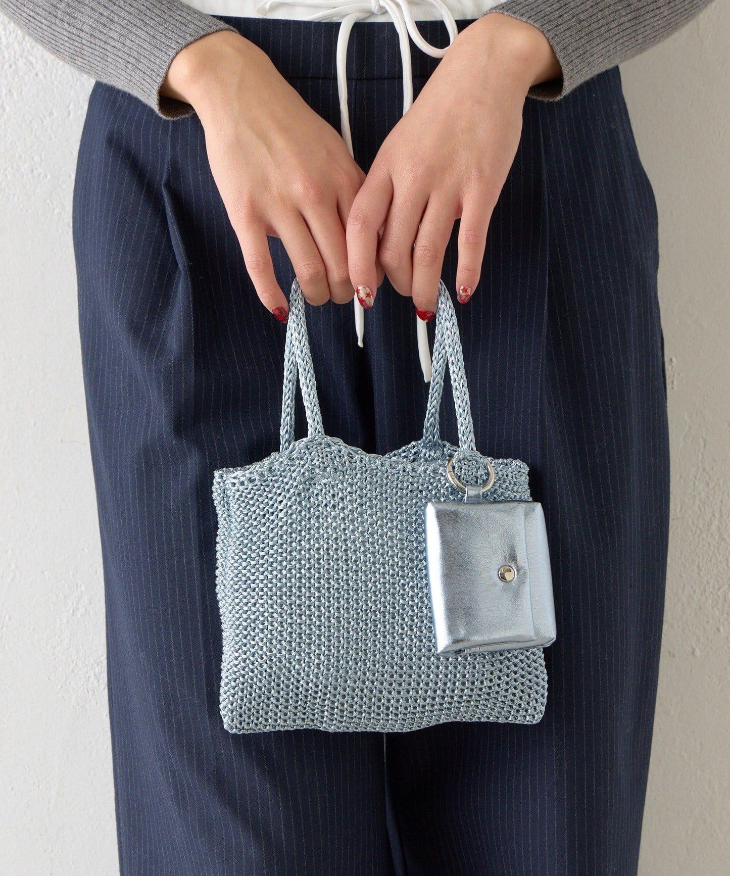 迷你零錢包附亮絲迷你手提包