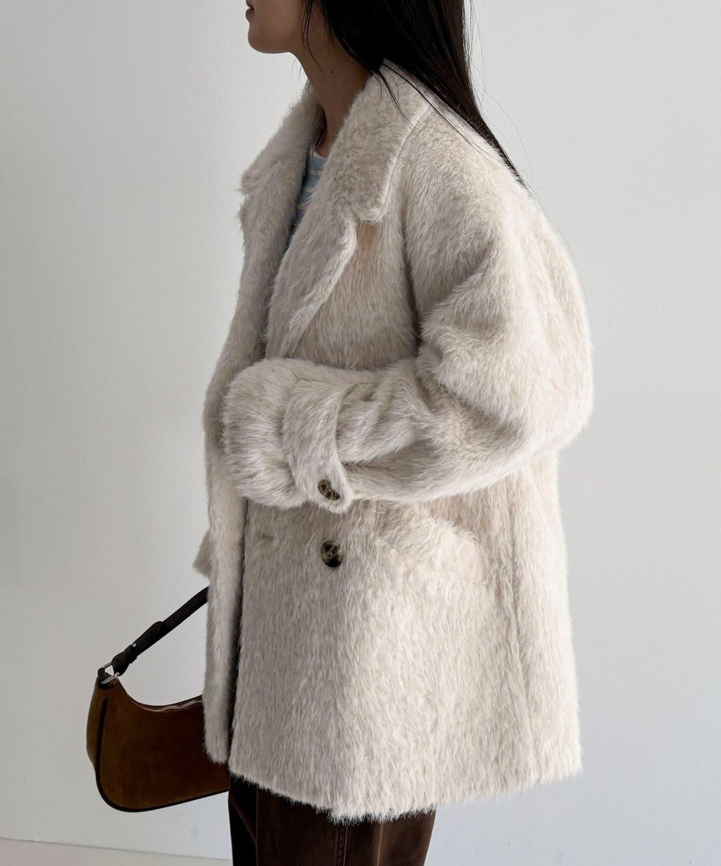 【GEVACO/ゲバコ】特別款長毛呢P大衣