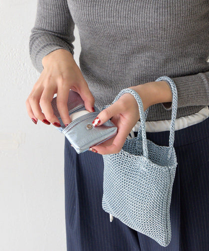 迷你零錢包附亮絲迷你手提包