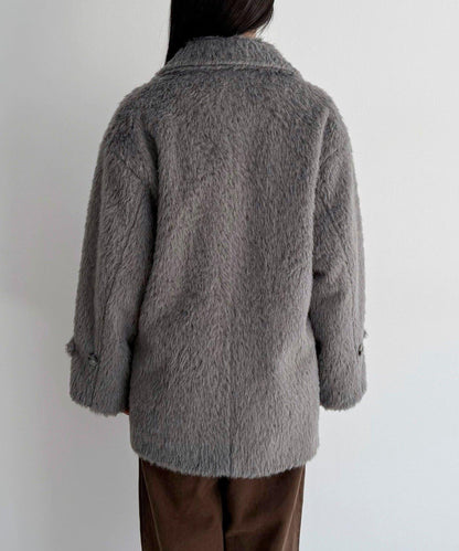 【GEVACO/ゲバコ】特別款長毛呢P大衣