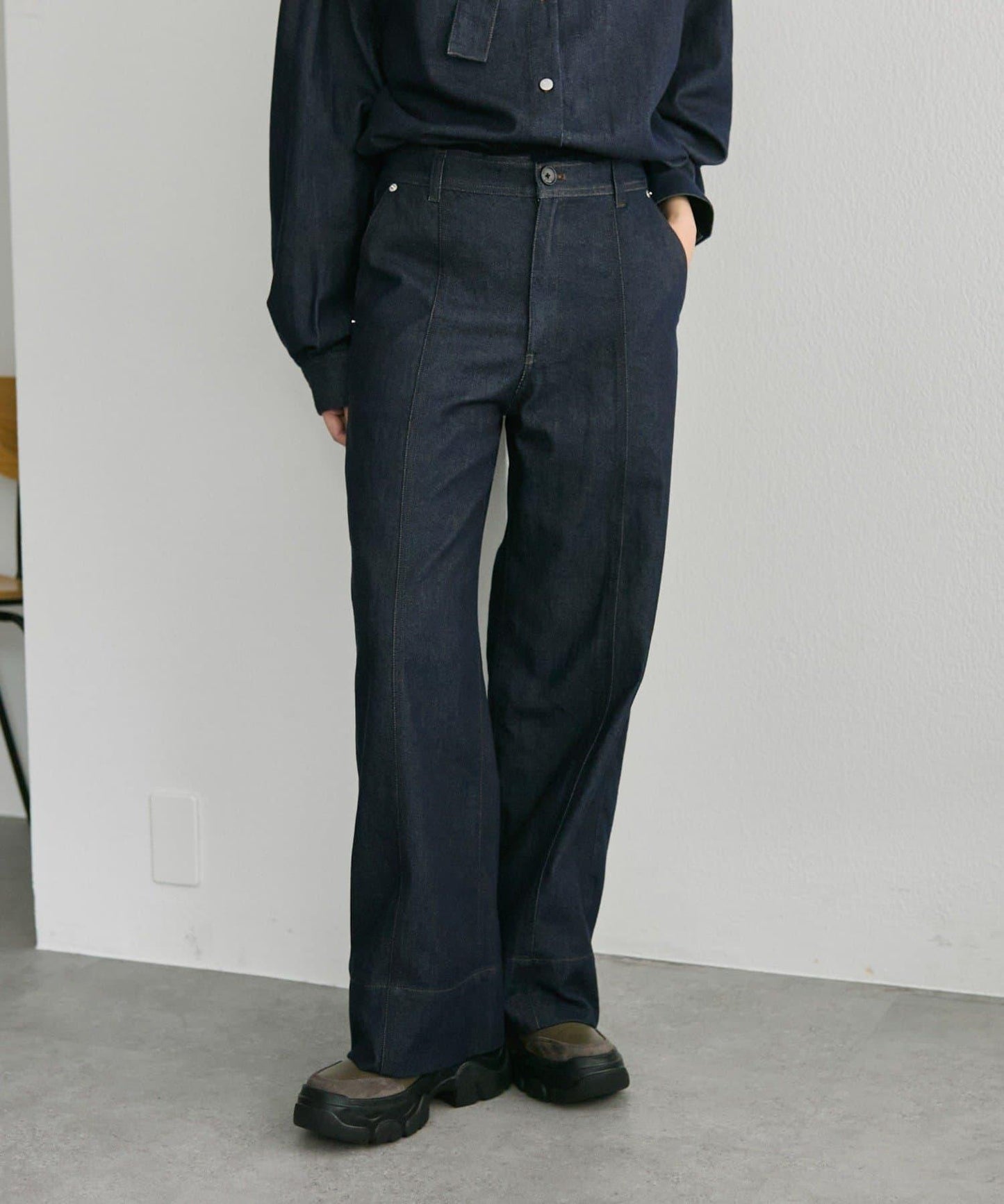 可成套穿著中線牛仔褲【SUM1 STYLE】