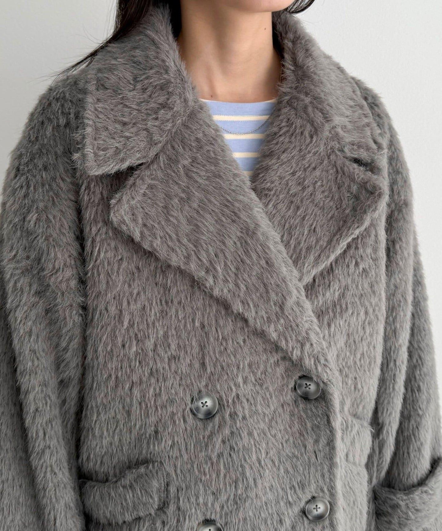 【GEVACO/ゲバコ】特別款長毛呢P大衣