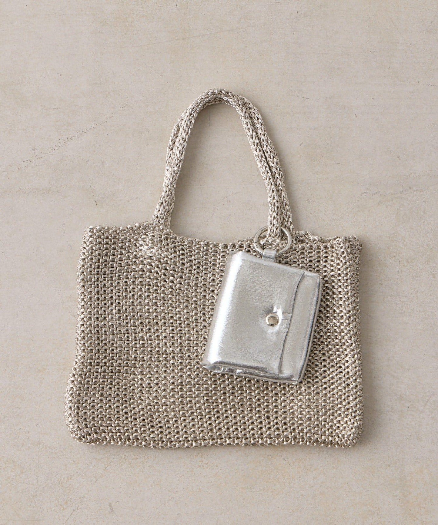 迷你零錢包附亮絲迷你手提包