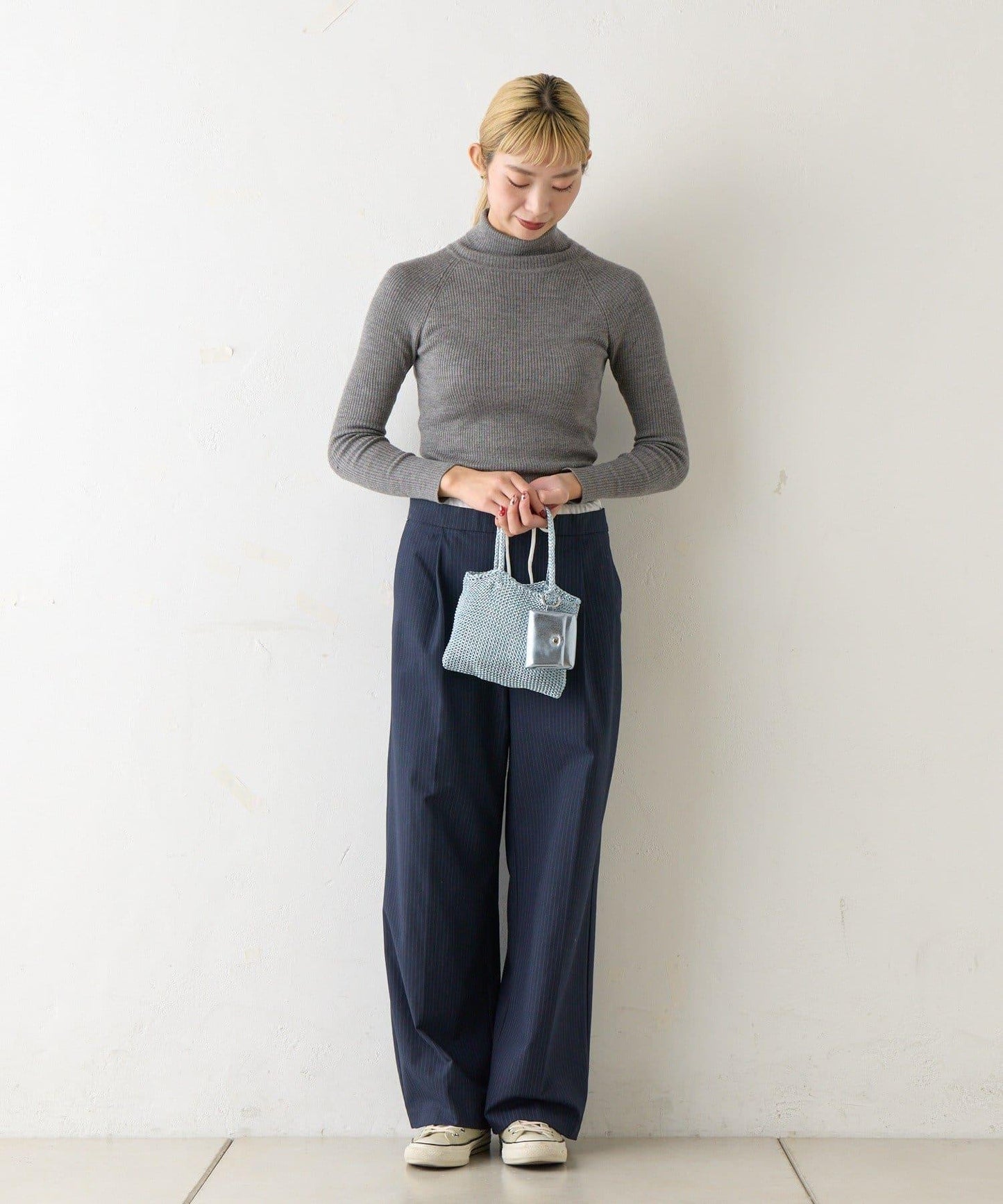 迷你零錢包附亮絲迷你手提包