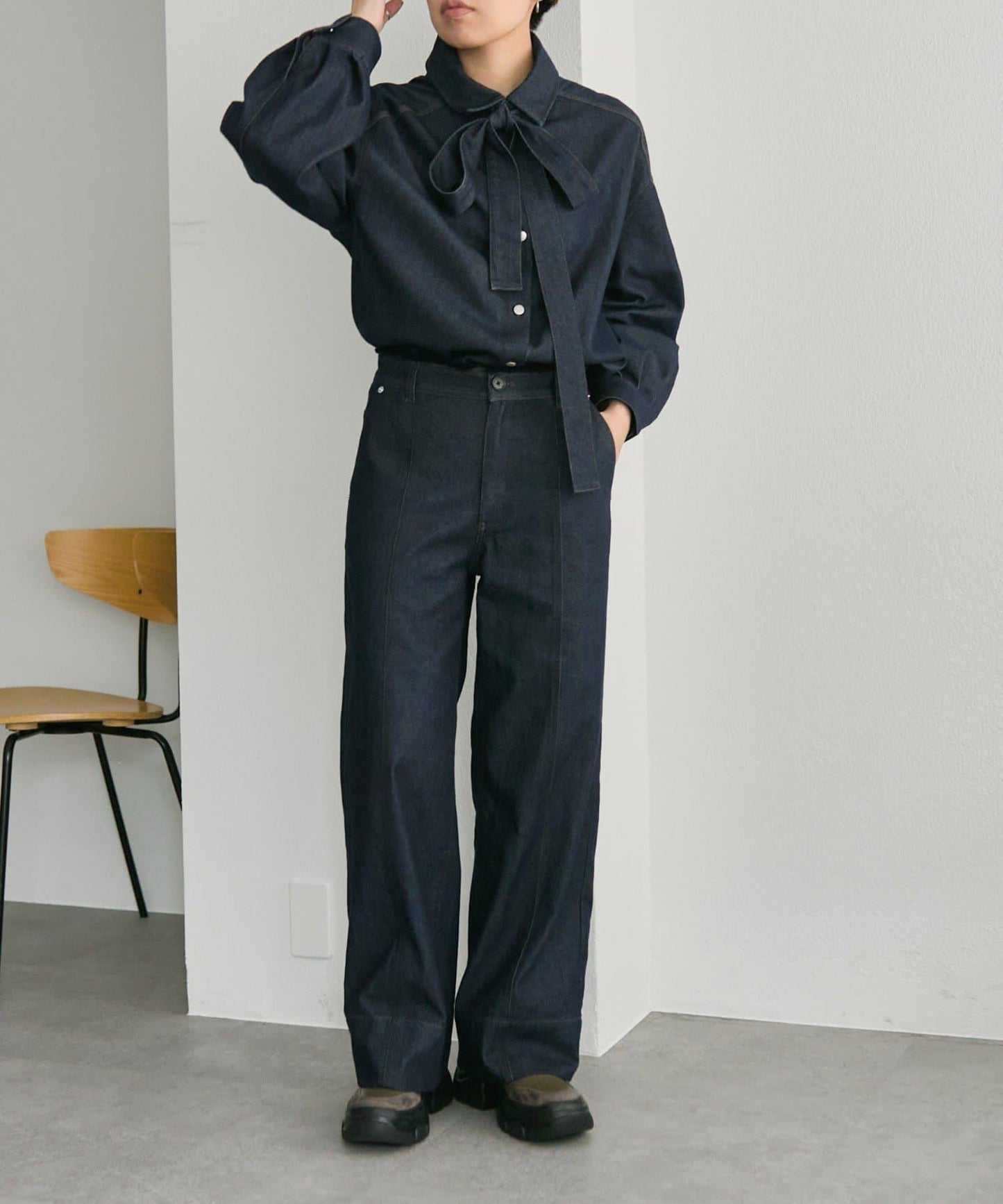 可成套穿著中線牛仔褲【SUM1 STYLE】