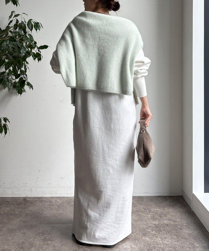 加絨加厚亨利領連衣裙