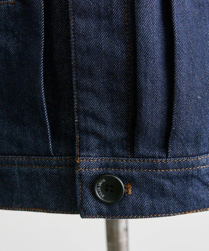 V領無領牛仔夾克【SUM1 STYLE】