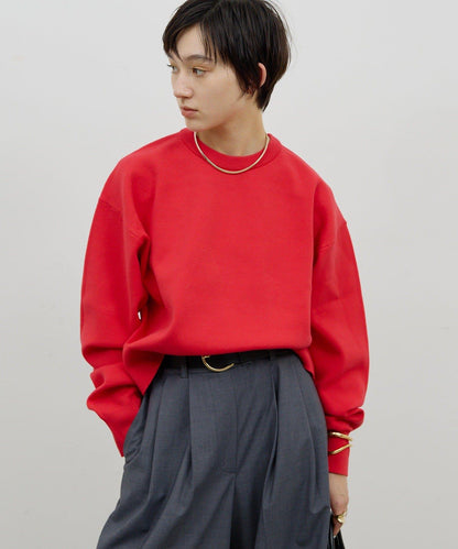 衛衣風格圓領針織衫