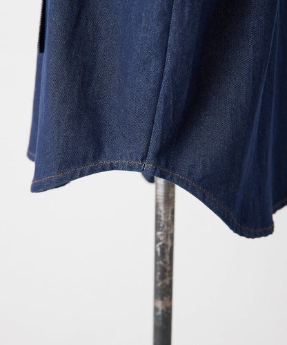 蝴蝶結可拆卸牛仔蝴蝶結襯衫【SUM1 STYLE】