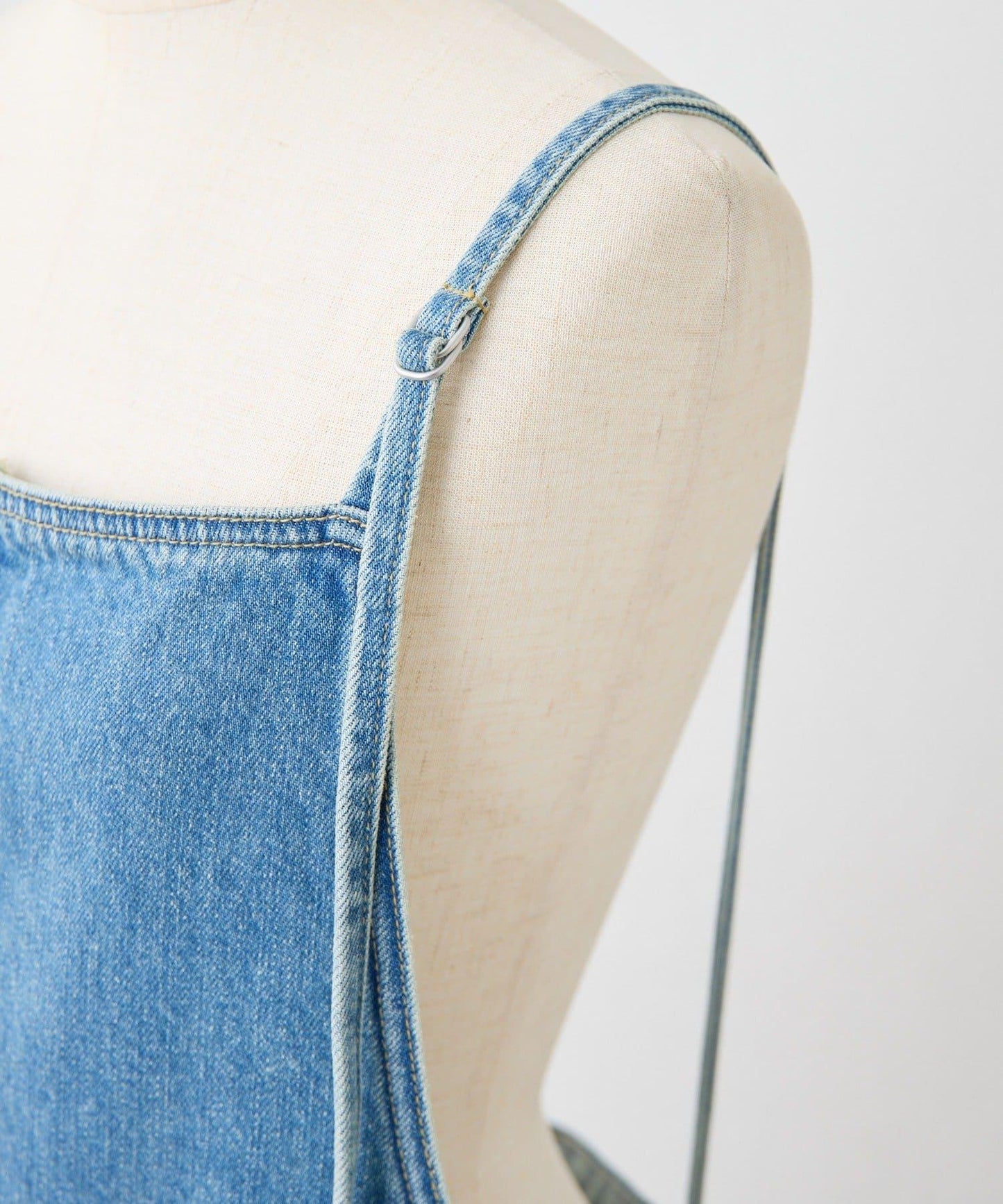 塗鴉牛仔吊帶連衣裙【SUM1 STYLE】