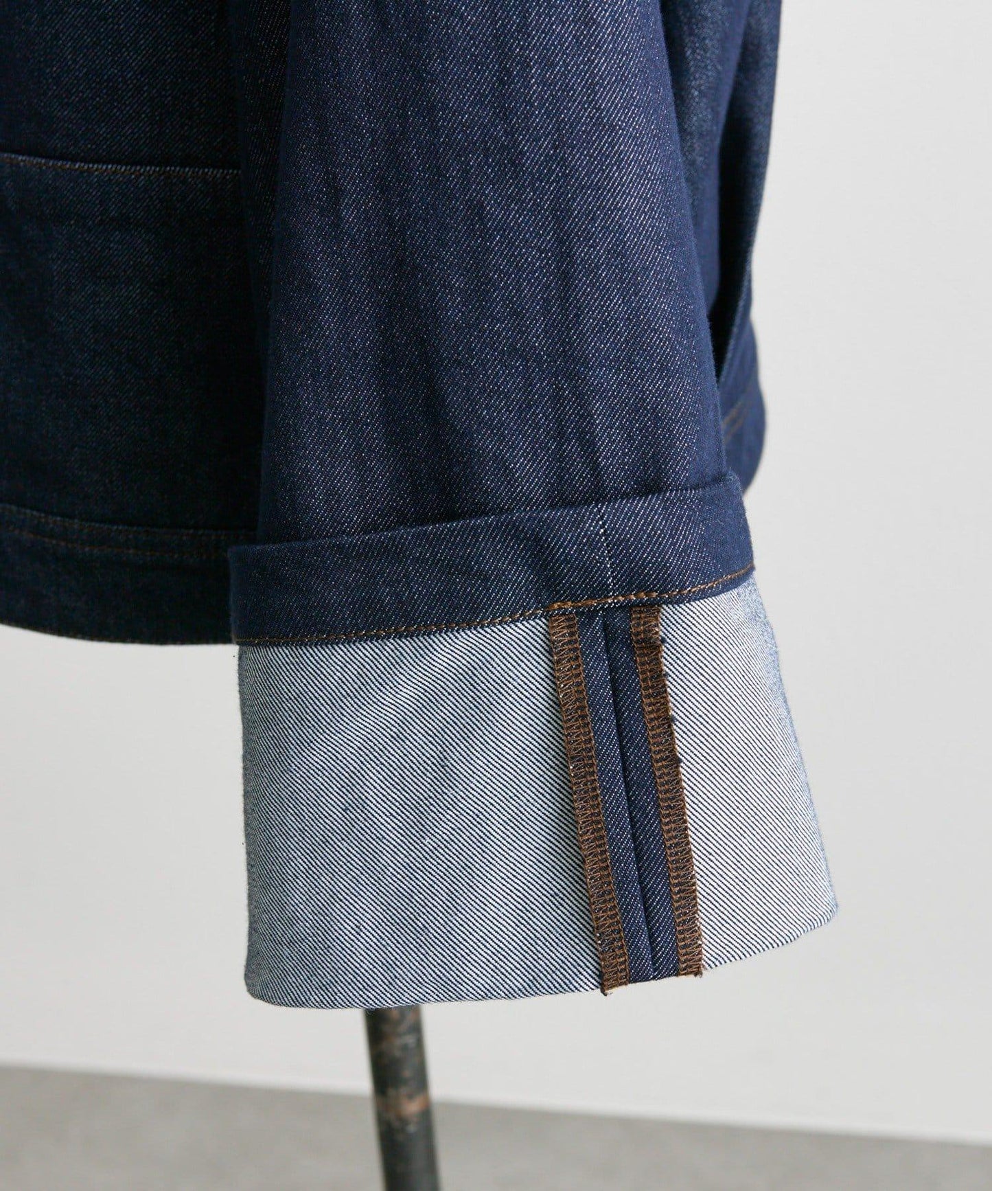 V領無領牛仔夾克【SUM1 STYLE】