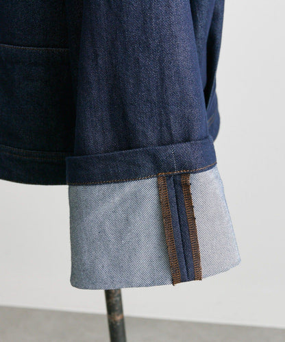 V領無領牛仔夾克【SUM1 STYLE】