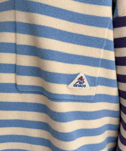 【GEVACO/ゲバコ】條紋針織套頭衫