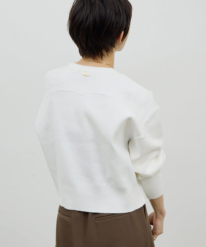 衛衣風格圓領針織衫