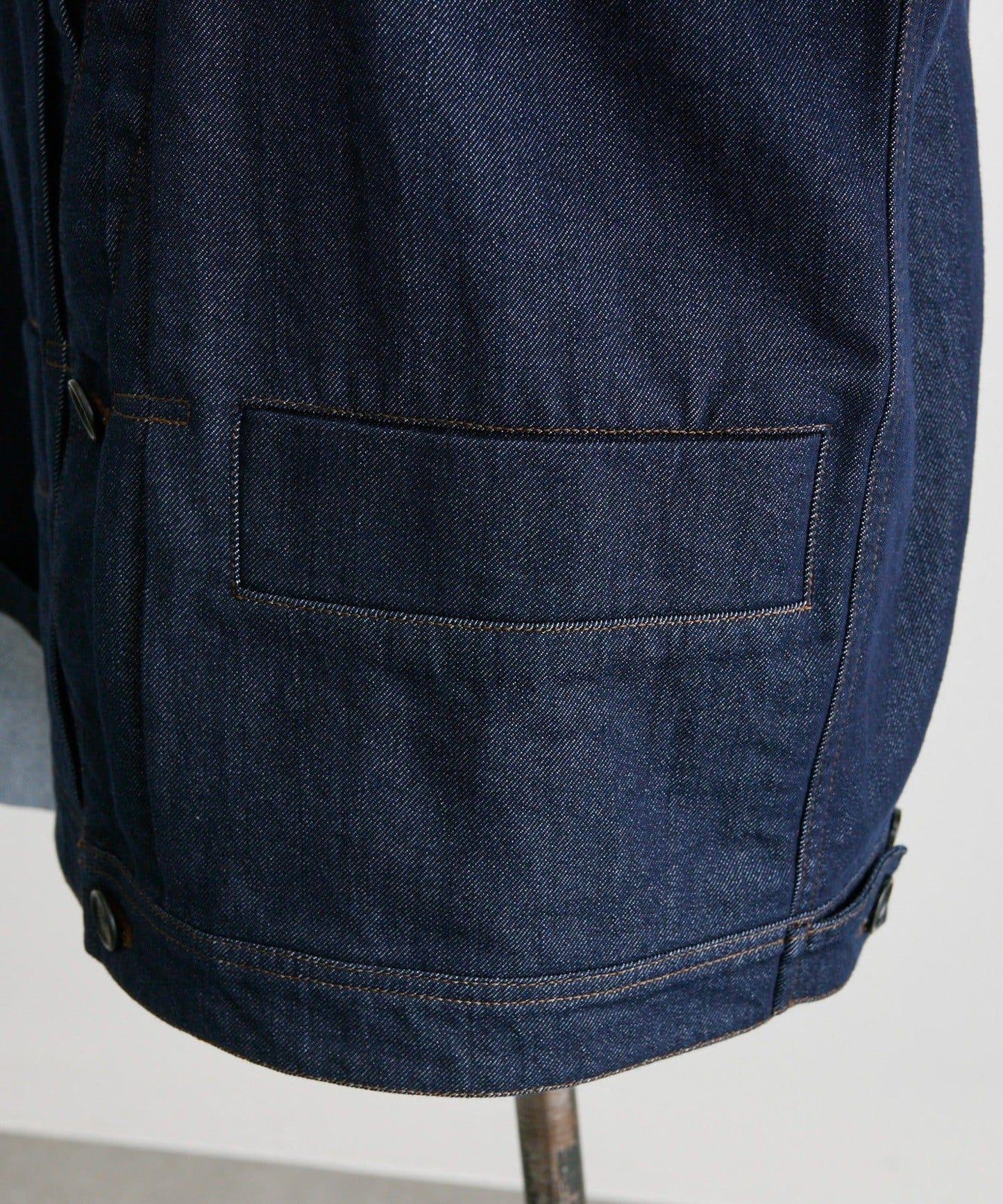 V領無領牛仔夾克【SUM1 STYLE】