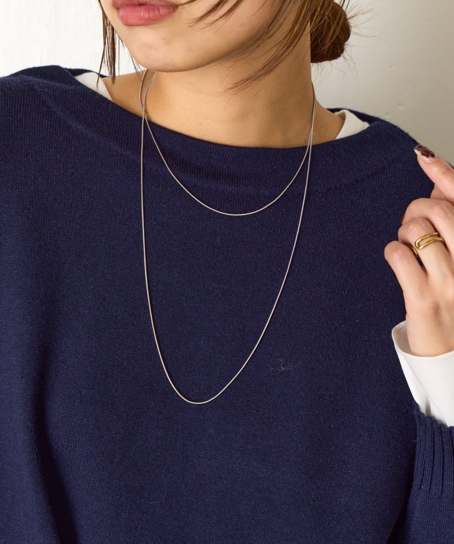 雙層蛇骨鏈項鍊