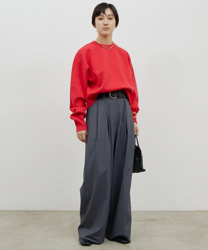 衛衣風格圓領針織衫